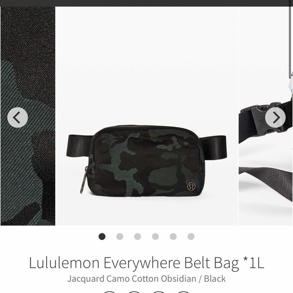 Ultra Rare OG Lululemon everywhere belt bag 1L jacquard camo - Picture 1 of 8